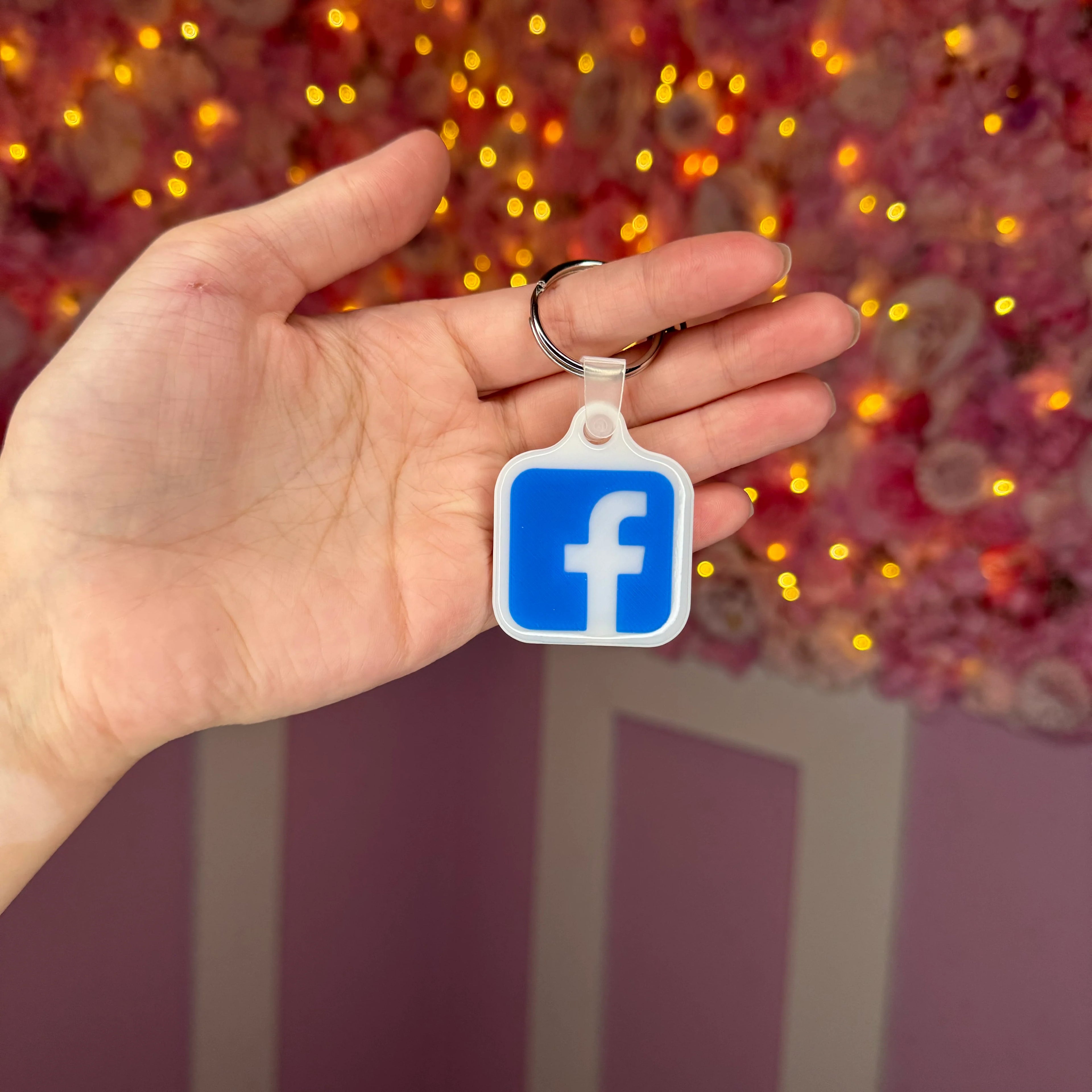 Facebook nfc porte clés